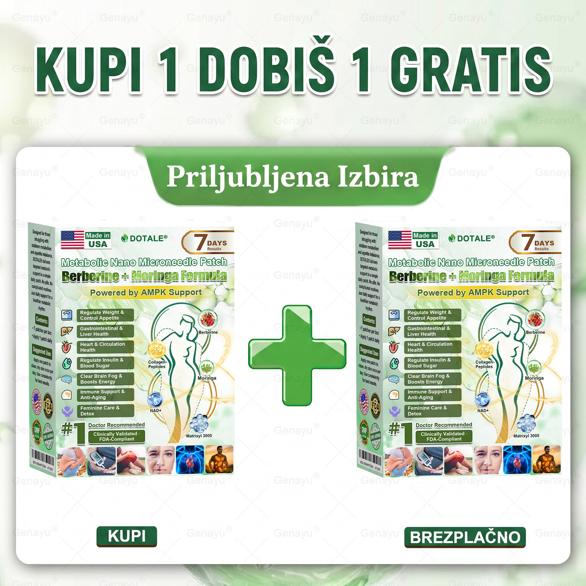 🎉 Čestitamo! Ob vašem trenutnem naročilu lahko zdaj izkoristite posebno ponudbo in dodate ta izdelek z 50 % popustom. ✨