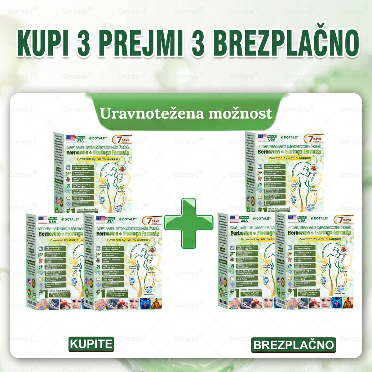 🎉 Čestitamo! Ob vašem trenutnem naročilu lahko zdaj izkoristite posebno ponudbo in dodate ta izdelek z 50 % popustom. ✨