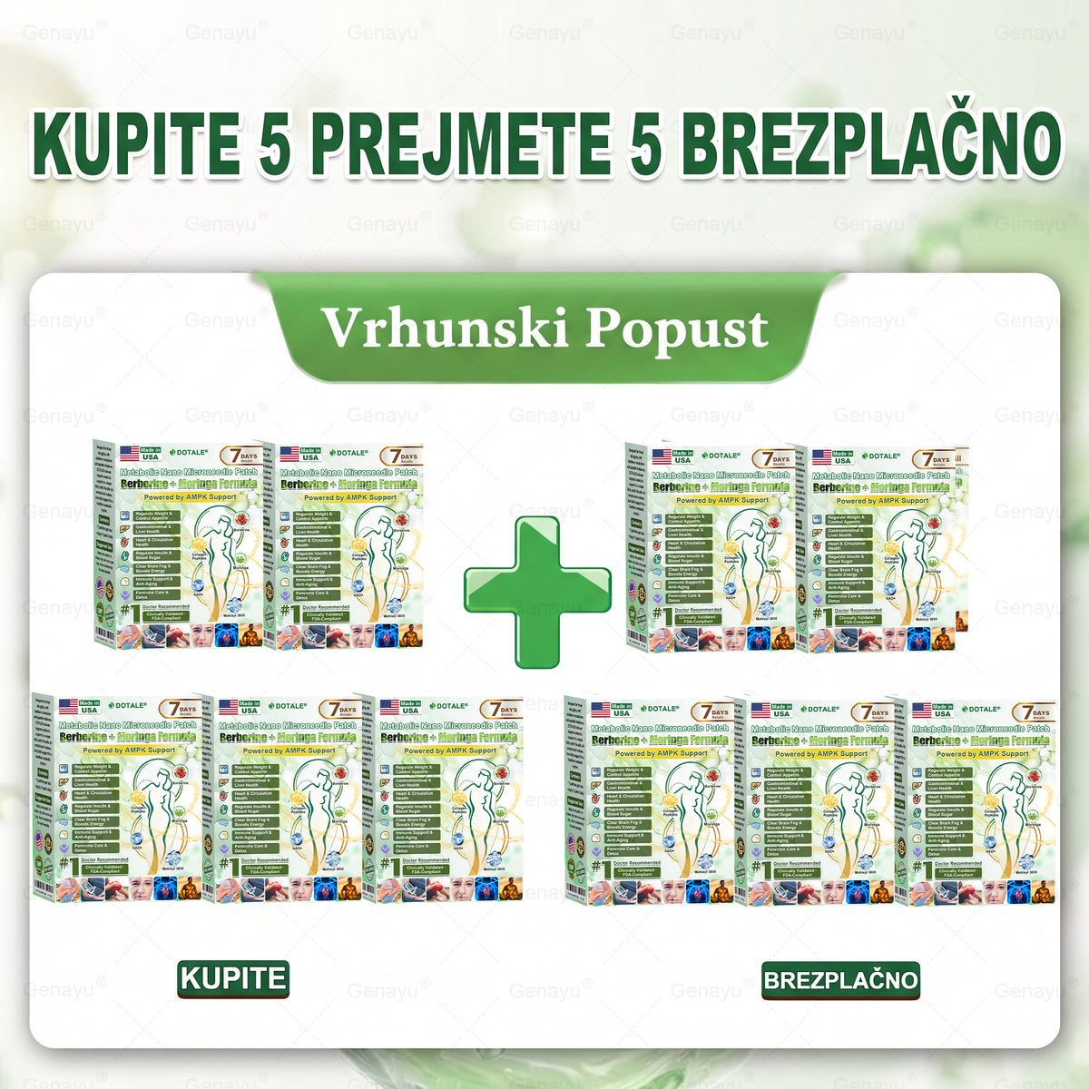 🎉 Čestitamo! Ob vašem trenutnem naročilu lahko zdaj izkoristite posebno ponudbo in dodate ta izdelek z 50 % popustom. ✨