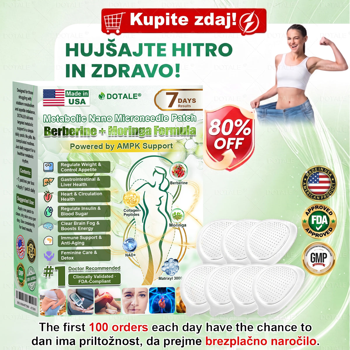 🎉 Čestitamo! Ob vašem trenutnem naročilu lahko zdaj izkoristite posebno ponudbo in dodate ta izdelek z 50 % popustom. ✨